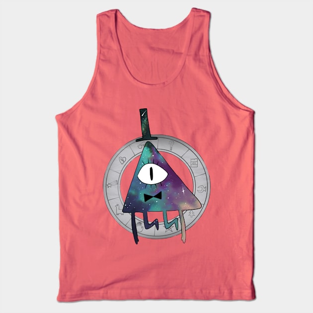 Bill Cipher, Gravity Falls - I know a lot of things Tank Top by ThePaper